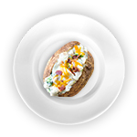 Baked Potato With Chicken Mayo 