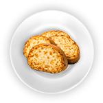 4 Pcs Garlic Slice & Cheese 