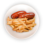 Kids 2pcs Sausage & Chips 
