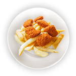 Kids 4 Pcs Chicken Nuggets & Chips 