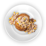 Baked Potato With Tuna & Sweetcorn 